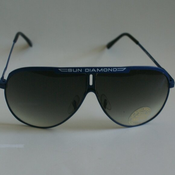 NWOT TruVintage Classic Sports Aviator w/SUN DIAMOND top bar gradient sunglasses - Picture 5 of 11